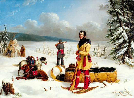 Paul Kane The Surveyor: Portrait of Captain John Henry Lefroy or Scene in the Northwest oil painting image